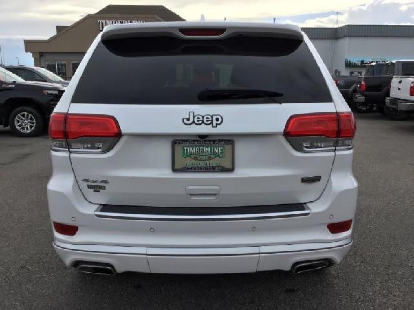2018 Bright White Clear Coat /Black, leather Jeep Grand Cherokee Summit 4WD (1C4RJFJTXJC) with an 5.7L V8 OHV 16V engine, 8-Speed Automatic transmission, located at 1235 N Woodruff Ave., Idaho Falls, 83401, (208) 523-1053, 43.507172, -112.000488 - Equipped with the 5.7 V8 Hemi, adjustable ride height, factory 20 inch premium wheels, paint matched bumpers, SUMMIT premium leather interior, comfort and safety options, terrain select, and a double sunroof! At timberline Auto it is always easy to find a great deal on your next vehicle! Our exper - Photo #4