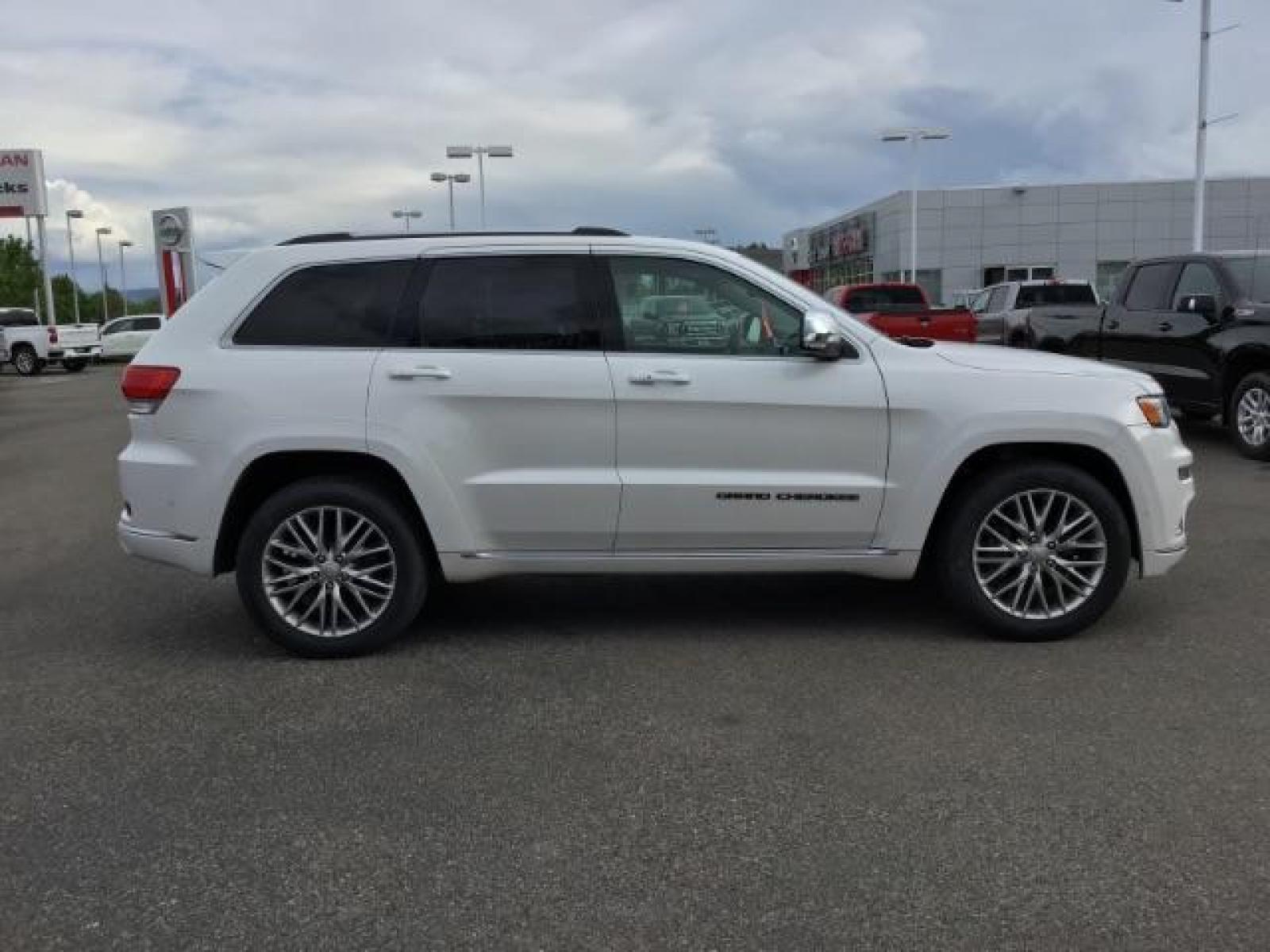 2018 Bright White Clear Coat /Black, leather Jeep Grand Cherokee Summit 4WD (1C4RJFJTXJC) with an 5.7L V8 OHV 16V engine, 8-Speed Automatic transmission, located at 1235 N Woodruff Ave., Idaho Falls, 83401, (208) 523-1053, 43.507172, -112.000488 - Equipped with the 5.7 V8 Hemi, adjustable ride height, factory 20 inch premium wheels, paint matched bumpers, SUMMIT premium leather interior, comfort and safety options, terrain select, and a double sunroof! At timberline Auto it is always easy to find a great deal on your next vehicle! Our exper - Photo #6