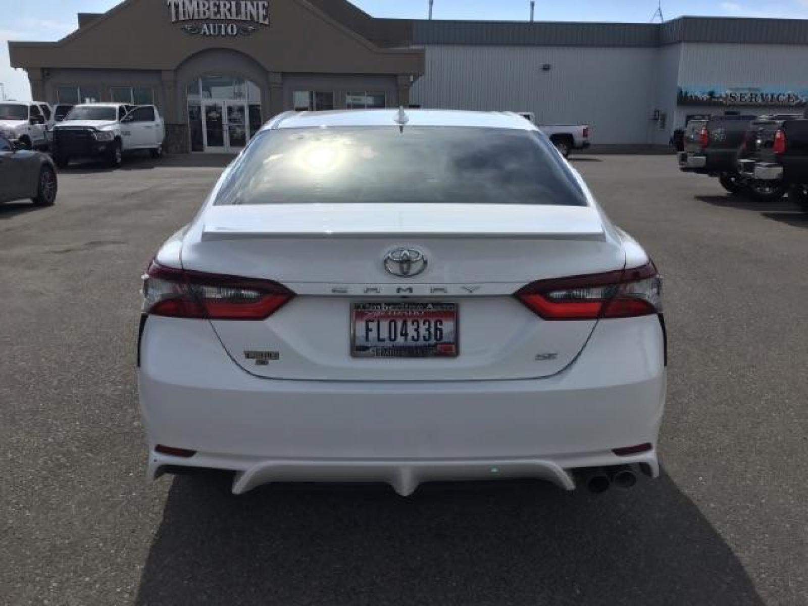 2021 Super White /Ash, leatherette/cloth Toyota Camry SE (4T1G11AKXMU) with an 2.5L L4 DOHC 16V engine, 8-Speed Automatic transmission, located at 1235 N Woodruff Ave., Idaho Falls, 83401, (208) 523-1053, 43.507172, -112.000488 - This is a very roomy full sized sedan offering many options including but not limited to front collision sensors, a backup camera with guide lines, and phone projection. This vehicle is in brand new condition at a used price! At Timberline Auto it is always easy to find a great deal on your next veh - Photo #4