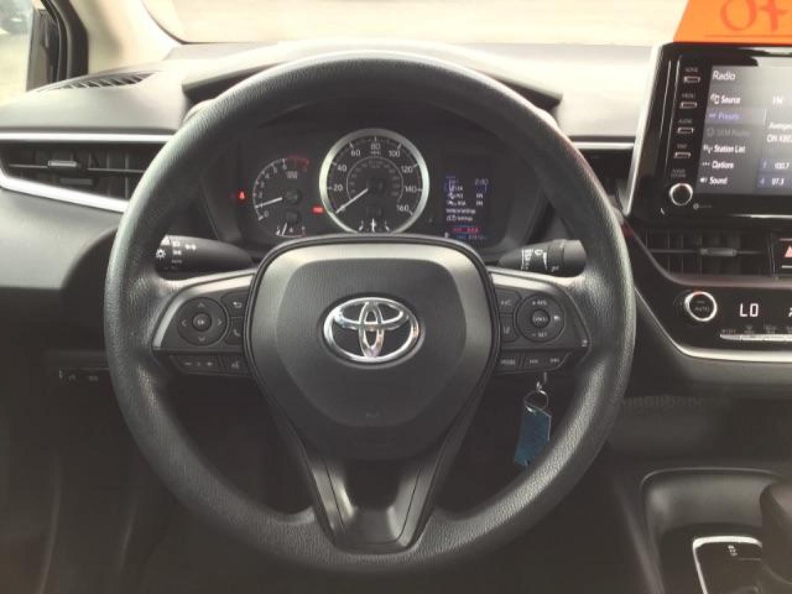 2021 BLACK /Black, cloth Toyota Corolla LE (5YFEPMAE1MP) with an 1.8L L4 DOHC 16V engine, Automatic transmission, located at 1235 N Woodruff Ave., Idaho Falls, 83401, (208) 523-1053, 43.507172, -112.000488 - This 2021 Toyota Corolla LE is in as good of shape as the day it rolled off the lot! Inside, outside, and mechanically it is in amazing condition! This one comes with a large touch screen display, rubber floor mats in the front, near new tires with 95% tread left, steering wheel mounted controls, la - Photo #20