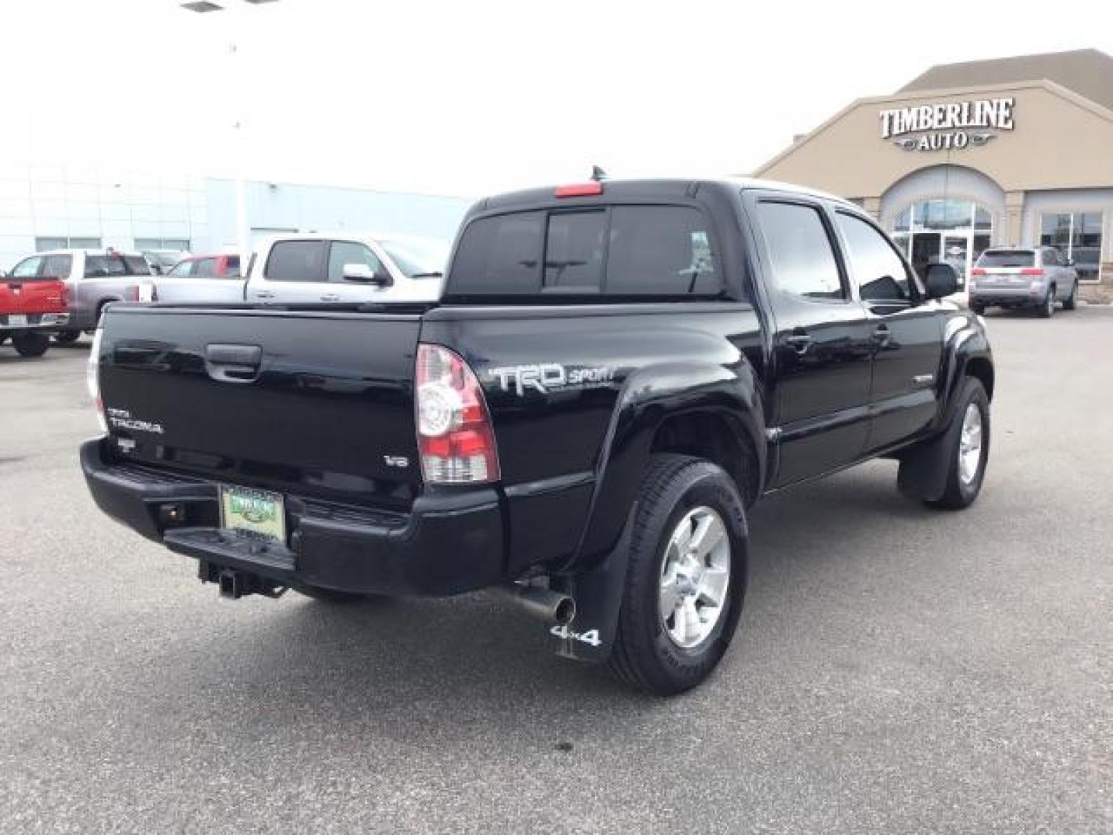 2015 Black /Gray, cloth Toyota Tacoma TRD SPORT Double Cab (3TMLU4EN8FM) with an 4.0L V6 DOHC 24V engine, Automatic transmission, located at 1235 N Woodruff Ave., Idaho Falls, 83401, (208) 523-1053, 43.507172, -112.000488 - Here's your chance at one of the most popular vehicles on the market! This Tacoma is in great shape inside and out! The TRD-SPORT gives you the color matched bumpers, the bigger display, and a few other goodies! The bed has a factory liner and the interior has rubber floor mats in the front with clo - Photo #5