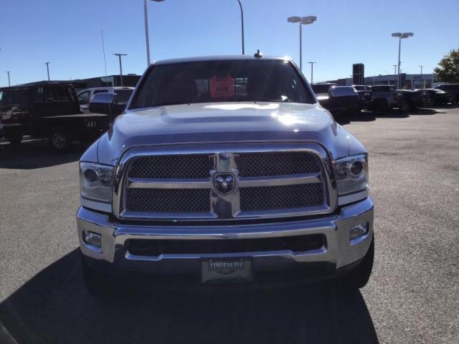 2015 Bright White Clear Coat /LEATHER RAM 2500 Longhorn Mega Cab SWB 4WD (3C6UR5PL9FG) with an 6.7L L6 OHV 24V TURBO DIESEL engine, 6-Speed Automatic transmission, located at 1235 N Woodruff Ave., Idaho Falls, 83401, (208) 523-1053, 43.507172, -112.000488 - This 2015 Ram 2500 Mega Cab Longhorn Edition, has the 6.7L Diesel motor. It has 159,423 miles. It comes with a flat bed, running boards, sunroof, heated and cooled seats, and rear heated seats. At Timberline Auto it is always easy to find a great deal on your next vehicle! Our experienced sales st - Photo #7