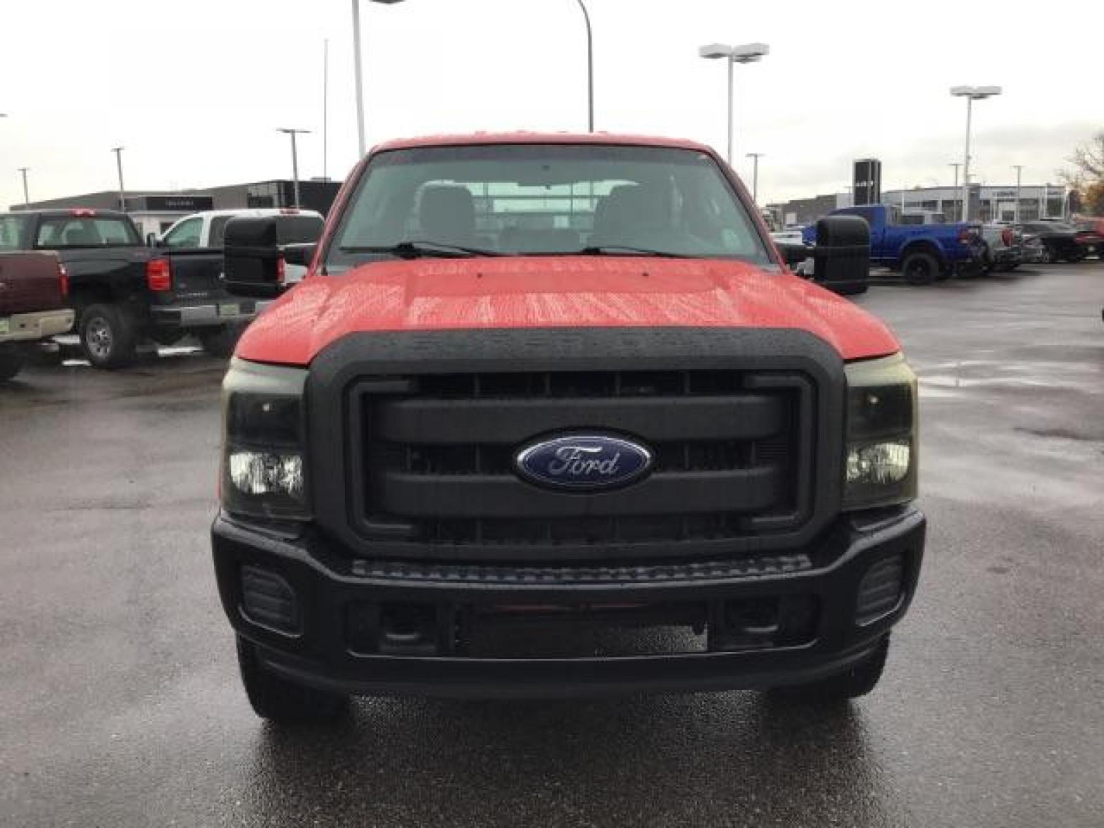 2013 Vermillion Red /Steel Vinyl Interior Ford F-350 SD XL Crew Cab 4WD (1FT8W3B60DE) with an 6.2L V8 OHV 16V engine, 6-Speed Automatic transmission, located at 1235 N Woodruff Ave., Idaho Falls, 83401, (208) 523-1053, 43.507172, -112.000488 - This 2013 Ford F350 XL. Has the 6.2L V8 motor. It only has 99,446 miles. It has the Flat bed, and plenty of room to haul people around. At Timberline Auto it is always easy to find a great deal on your next vehicle! Our experienced sales staff can help find the right vehicle that will fit your needs - Photo #7