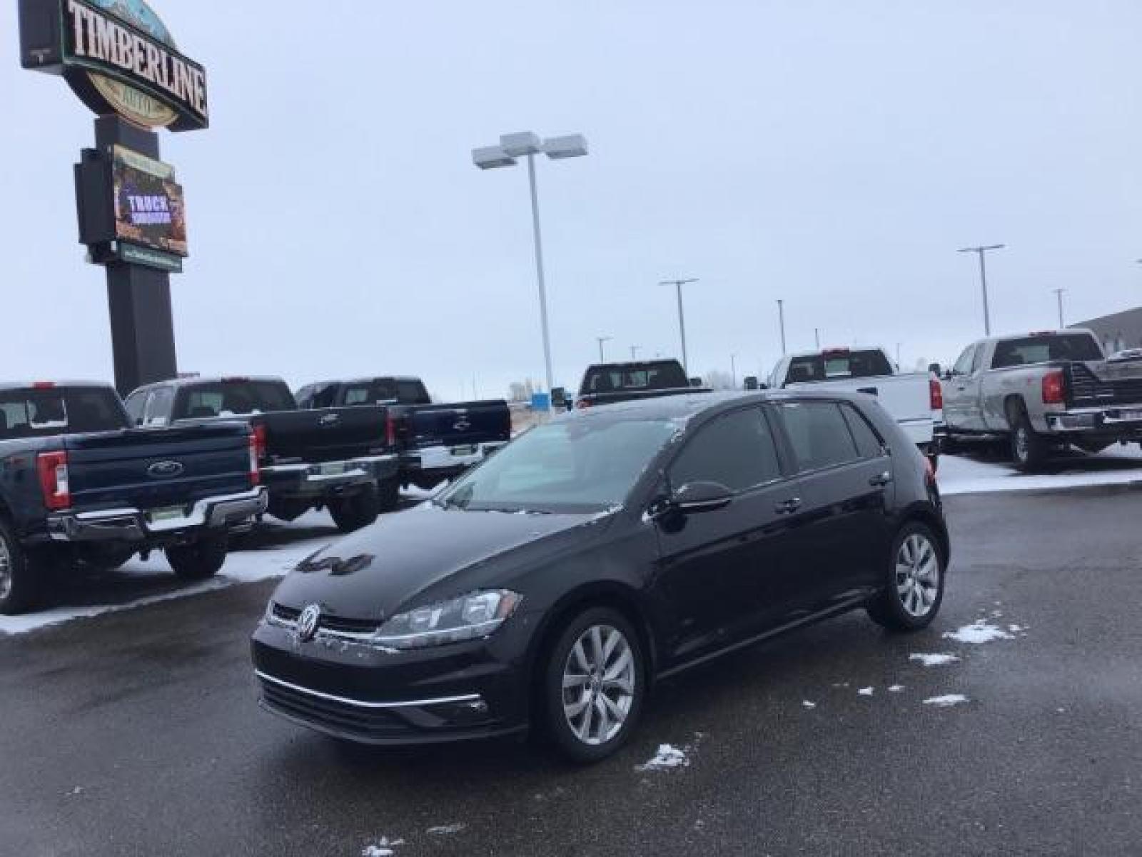 2019 Deep Black Pearl /Titan Black, leatherette Volkswagen Golf SE 6M (3VWW57AU6KM) with an 1.8L L4 engine, 6-Speed Manual transmission, located at 1235 N Woodruff Ave., Idaho Falls, 83401, (208) 523-1053, 43.507172, -112.000488 - This 2019 Volkswagen Golf SE, has 55,000 miles. It comes with a manual transmission. I has leather interior, heated seats, back up camera, blue tooth audio, and cruise control. At Timberline Auto it is always easy to find a great deal on your next vehicle! Our experienced sales staff can help find t - Photo #0