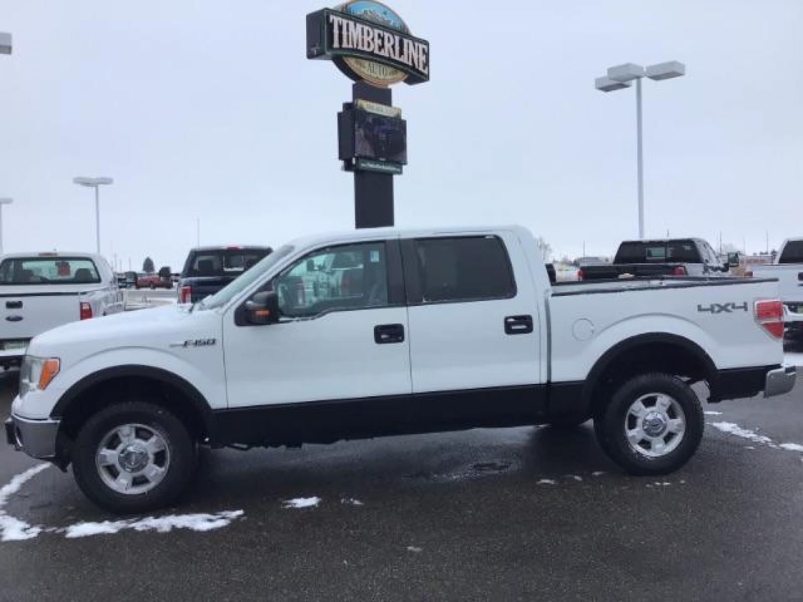 2013 WHITE /CLOTH Ford F-150 XLT SuperCrew 5.5-ft. Bed 4WD (1FTFW1ET9DF) with an 3.5L V6 TURBO engine, 6-Speed Automatic transmission, located at 1235 N Woodruff Ave., Idaho Falls, 83401, (208) 523-1053, 43.507172, -112.000488 - This 2013 Ford F150 XLT 4x4, has the 3.5L ecoboost motor. It has 138,000 miles. It comes with cloth seats, blue tooth audio, power door locks, power windows, and cruise control. At Timberline Auto it is always easy to find a great deal on your next vehicle! Our experienced sales staff can help find - Photo #1