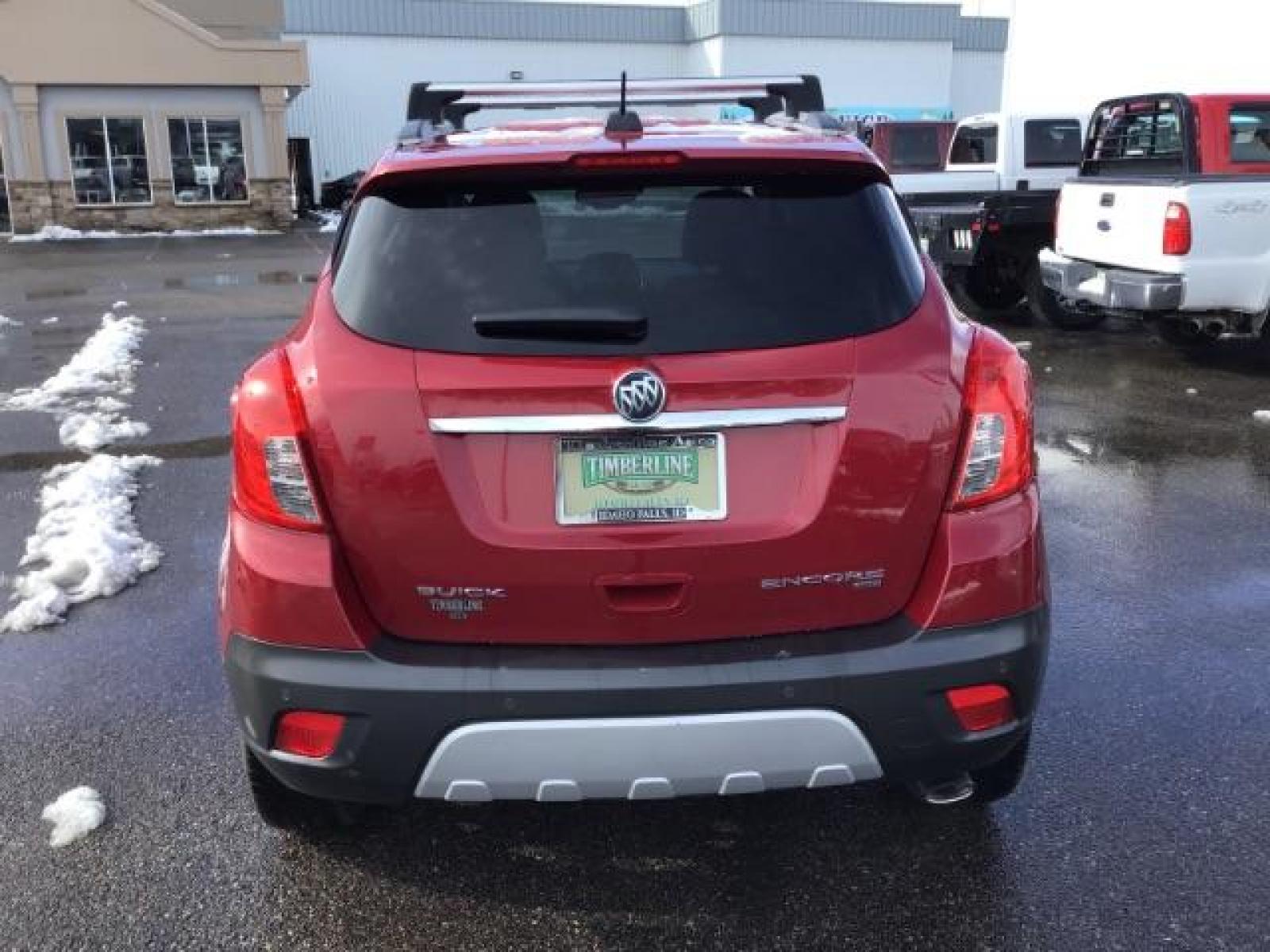2016 RED /Ebony, leather Buick Encore Premium AWD (KL4CJHSB4GB) with an 1.4L L4 DOHC 16V TURBO engine, 6-Speed Automatic transmission, located at 1235 N Woodruff Ave., Idaho Falls, 83401, (208) 523-1053, 43.507172, -112.000488 - This 2016 Buick Encore Premium AWD, has the 3.5L V6 motor. It has 53,000 miles. It has leather interior, heated seats, blue tooth audio, power windows, and locks. At Timberline Auto it is always easy to find a great deal on your next vehicle! Our experienced sales staff can help find the right vehic - Photo #3
