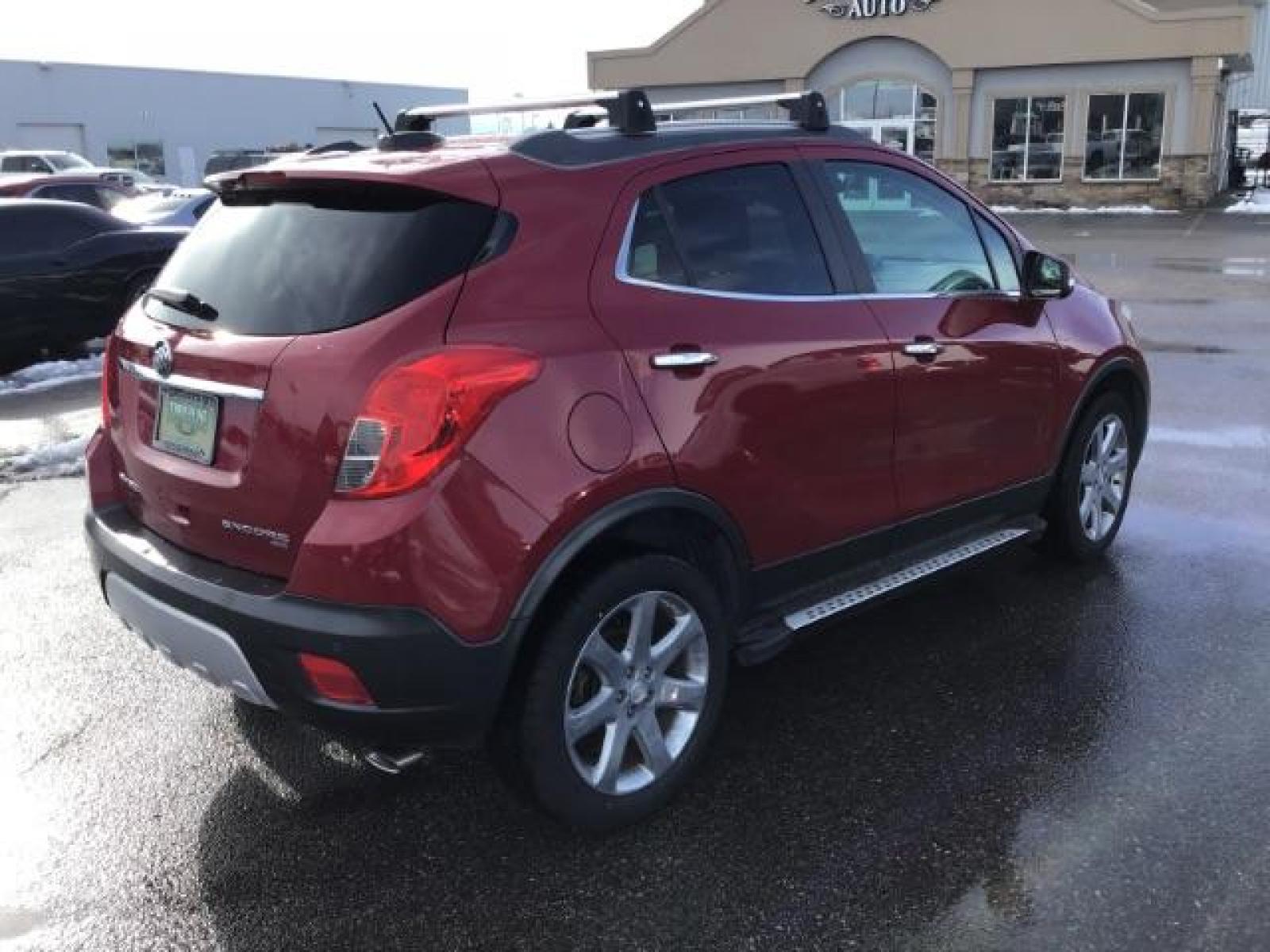 2016 RED /Ebony, leather Buick Encore Premium AWD (KL4CJHSB4GB) with an 1.4L L4 DOHC 16V TURBO engine, 6-Speed Automatic transmission, located at 1235 N Woodruff Ave., Idaho Falls, 83401, (208) 523-1053, 43.507172, -112.000488 - This 2016 Buick Encore Premium AWD, has the 3.5L V6 motor. It has 53,000 miles. It has leather interior, heated seats, blue tooth audio, power windows, and locks. At Timberline Auto it is always easy to find a great deal on your next vehicle! Our experienced sales staff can help find the right vehic - Photo #4