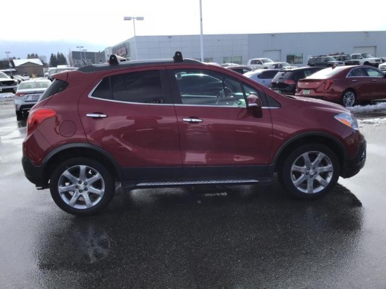 2016 RED /Ebony, leather Buick Encore Premium AWD (KL4CJHSB4GB) with an 1.4L L4 DOHC 16V TURBO engine, 6-Speed Automatic transmission, located at 1235 N Woodruff Ave., Idaho Falls, 83401, (208) 523-1053, 43.507172, -112.000488 - This 2016 Buick Encore Premium AWD, has the 3.5L V6 motor. It has 53,000 miles. It has leather interior, heated seats, blue tooth audio, power windows, and locks. At Timberline Auto it is always easy to find a great deal on your next vehicle! Our experienced sales staff can help find the right vehic - Photo #5