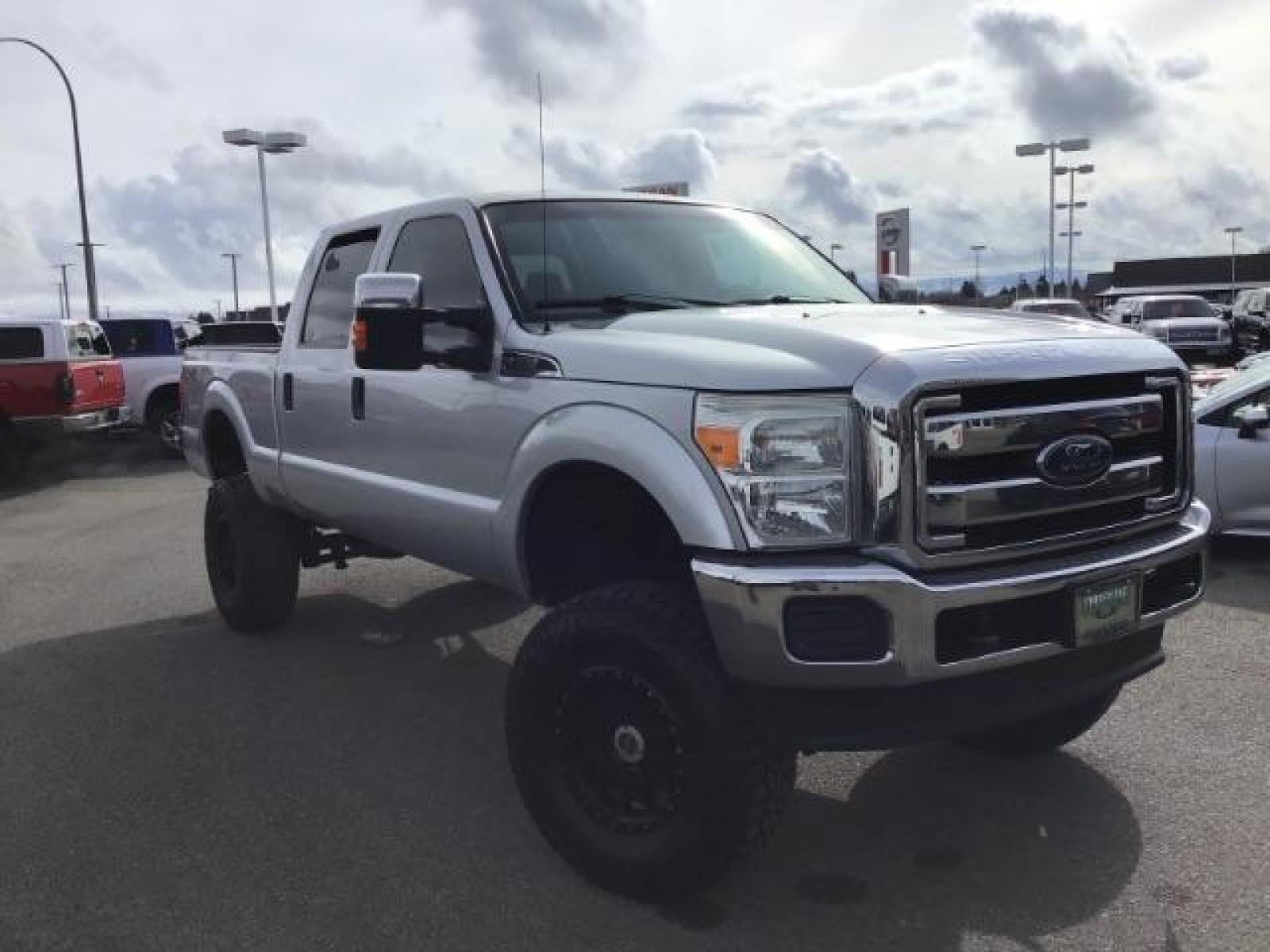2013 /Steel Cloth Interior Ford F-250 SD XLT Crew Cab 4WD (1FT7W2B66DE) with an 6.2L V8 OHV 16V engine, 6-Speed Automatic transmission, located at 1235 N Woodruff Ave., Idaho Falls, 83401, (208) 523-1053, 43.507172, -112.000488 - This 2013 Ford F250 XLT 4x4, has the 6.2L motor. It has 120,000 miles. Comes with Cloth interior, cruise control, body lift, power mirrors, keyless remote, power windows and locks, and will seat 6. At Timberline Auto it is always easy to find a great deal on your next vehicle! Our experienced sales - Photo #8