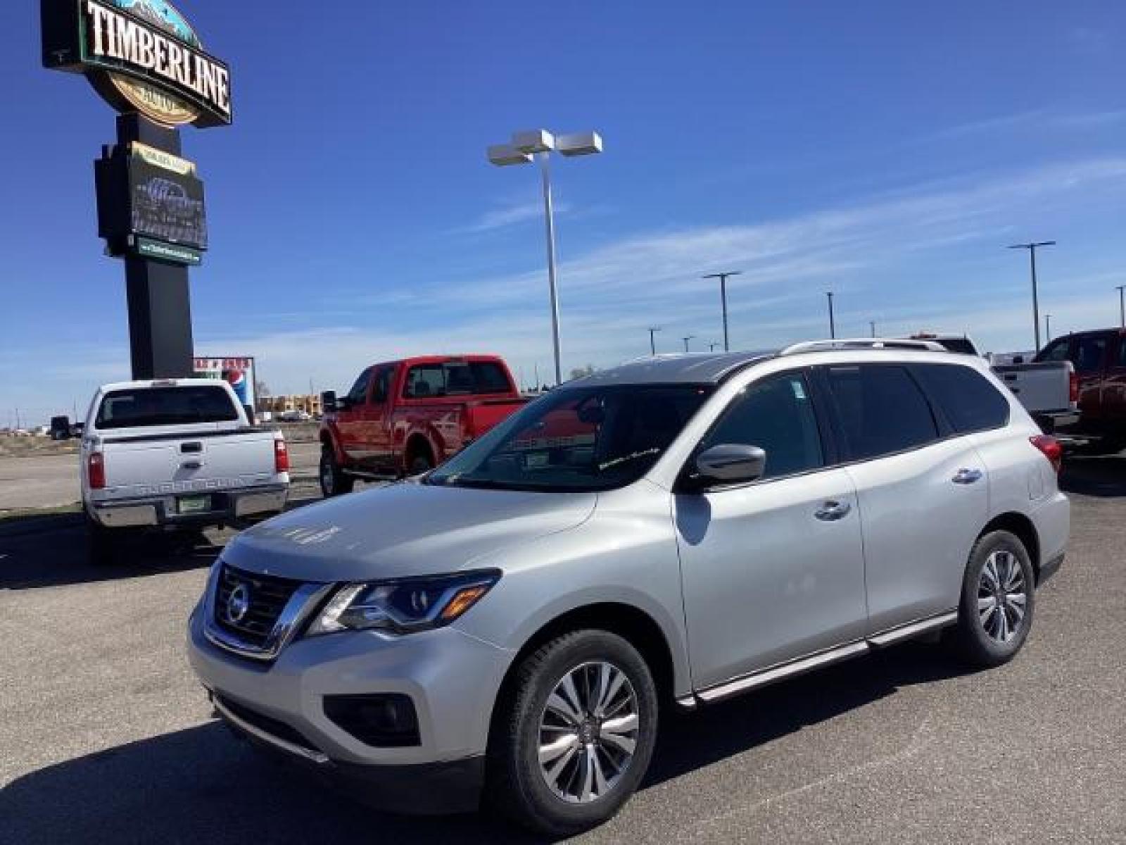 2020 Brilliant Silver Metallic /Charcoal, leatherette/cloth Nissan Pathfinder SV 4WD (5N1DR2BM0LC) with an 3.5L V6 DOHC 24V engine, Continuously Variable Transmission transmission, located at 1235 N Woodruff Ave., Idaho Falls, 83401, (208) 523-1053, 43.507172, -112.000488 - The 2020 Nissan Pathfinder SV is a mid-level trim of the Pathfinder SUV, offering a good balance of features and value. Here are some of the notable features you might find on the 2020 Nissan Pathfinder SV: 3.5-Liter V6 Engine: The Pathfinder SV typically comes equipped with a powerful 3.5-liter V6 - Photo #0