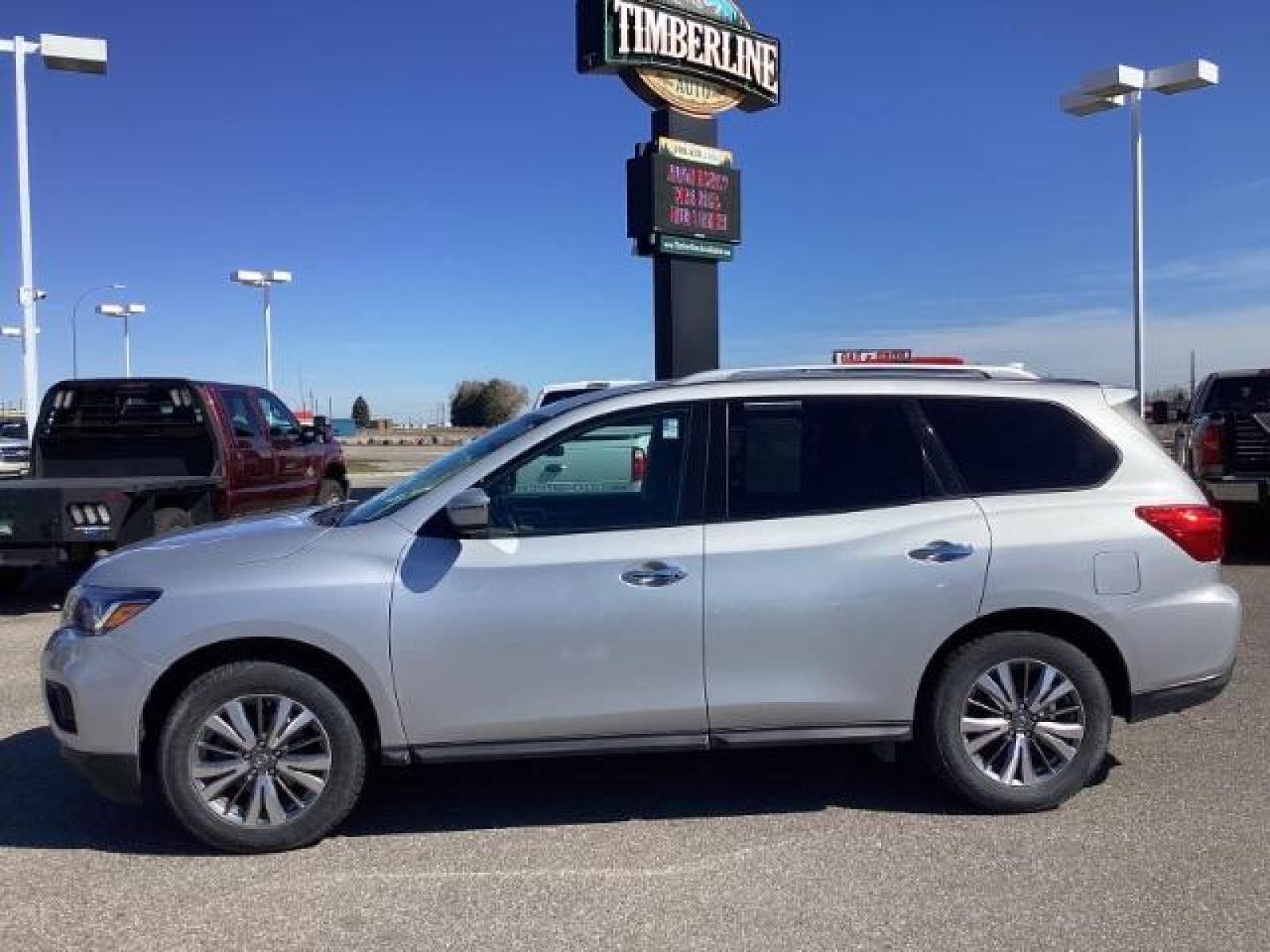 2020 Brilliant Silver Metallic /Charcoal, leatherette/cloth Nissan Pathfinder SV 4WD (5N1DR2BM0LC) with an 3.5L V6 DOHC 24V engine, Continuously Variable Transmission transmission, located at 1235 N Woodruff Ave., Idaho Falls, 83401, (208) 523-1053, 43.507172, -112.000488 - The 2020 Nissan Pathfinder SV is a mid-level trim of the Pathfinder SUV, offering a good balance of features and value. Here are some of the notable features you might find on the 2020 Nissan Pathfinder SV: 3.5-Liter V6 Engine: The Pathfinder SV typically comes equipped with a powerful 3.5-liter V6 - Photo #1