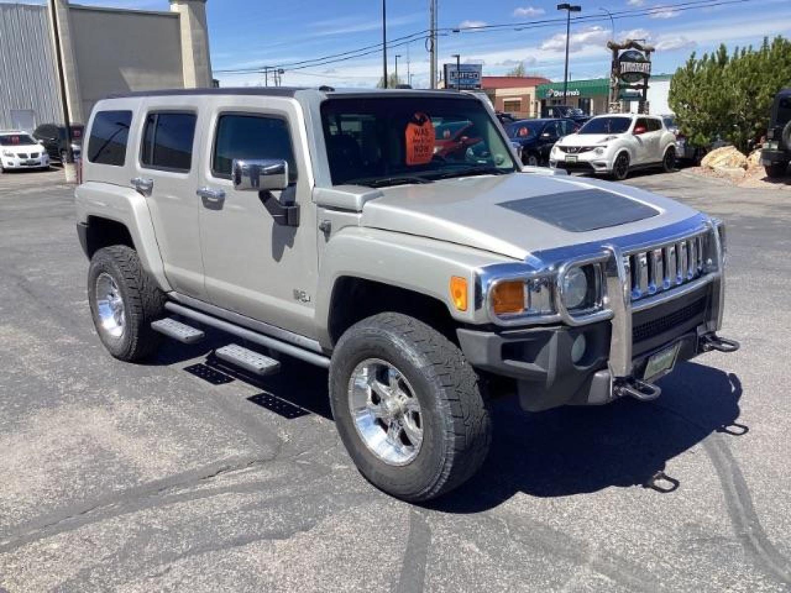 2006 Hummer H3 Sport Utility (5GTDN136268) with an 3.5L L5 DOHC 20V engine, located at 1235 N Woodruff Ave., Idaho Falls, 83401, (208) 523-1053, 43.507172, -112.000488 - The 2006 Hummer H3 was part of the Hummer lineup known for its rugged design and off-road capabilities. Here are some of its key features: Exterior Design: The H3 retained the iconic boxy design of the Hummer brand, with a rugged and aggressive appearance. It featured a wide stance and prominent wh - Photo #6