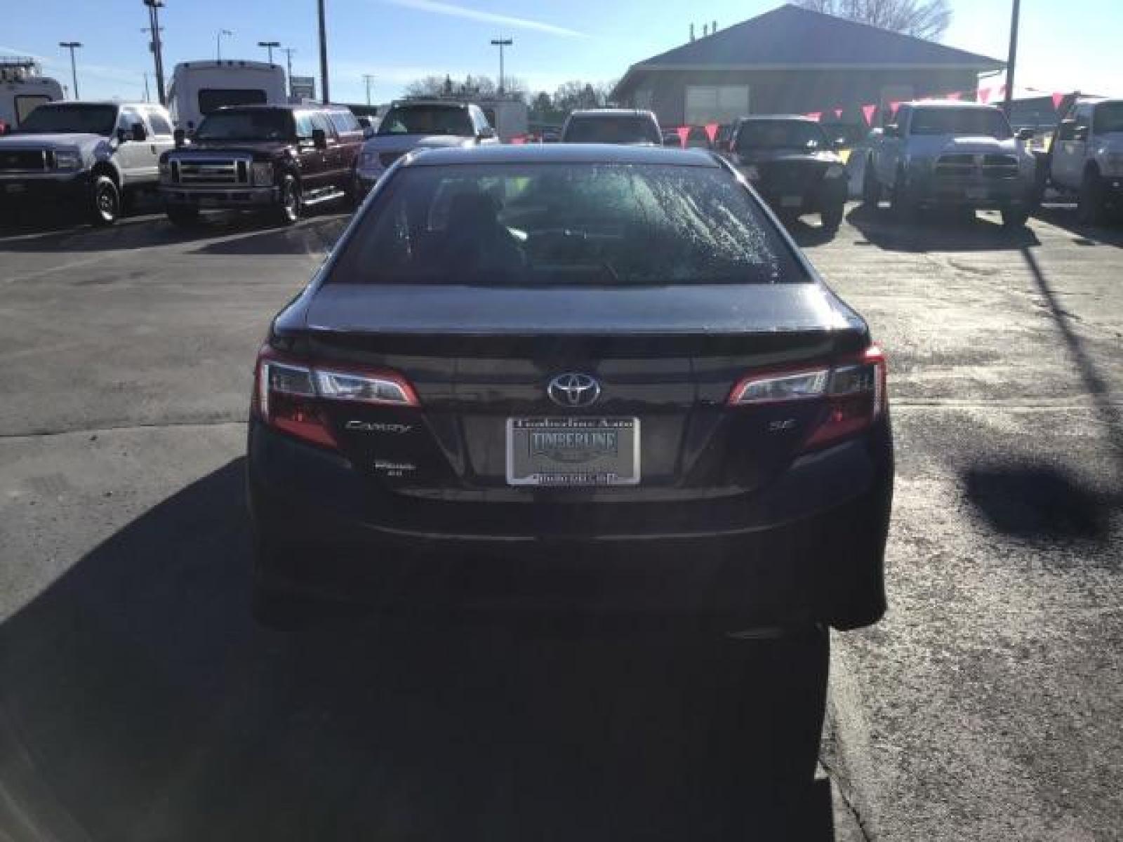 2012 Attitude Black Metallic /Black Leather Interior Toyota Camry SE (4T1BF1FKXCU) with an 2.5L L4 DOHC 16V engine, 6-Speed Automatic transmission, located at 1235 N Woodruff Ave., Idaho Falls, 83401, (208) 523-1053, 43.507172, -112.000488 - This 2012Toyota Camry SE, has 222,000 miles. Comes with cloth seats, cruise control, AM/FM CD Stereo, and power windows and locks. At Timberline Auto it is always easy to find a great deal on your next vehicle! Our experienced sales staff can help find the right vehicle will fit your needs. Our kno - Photo #3