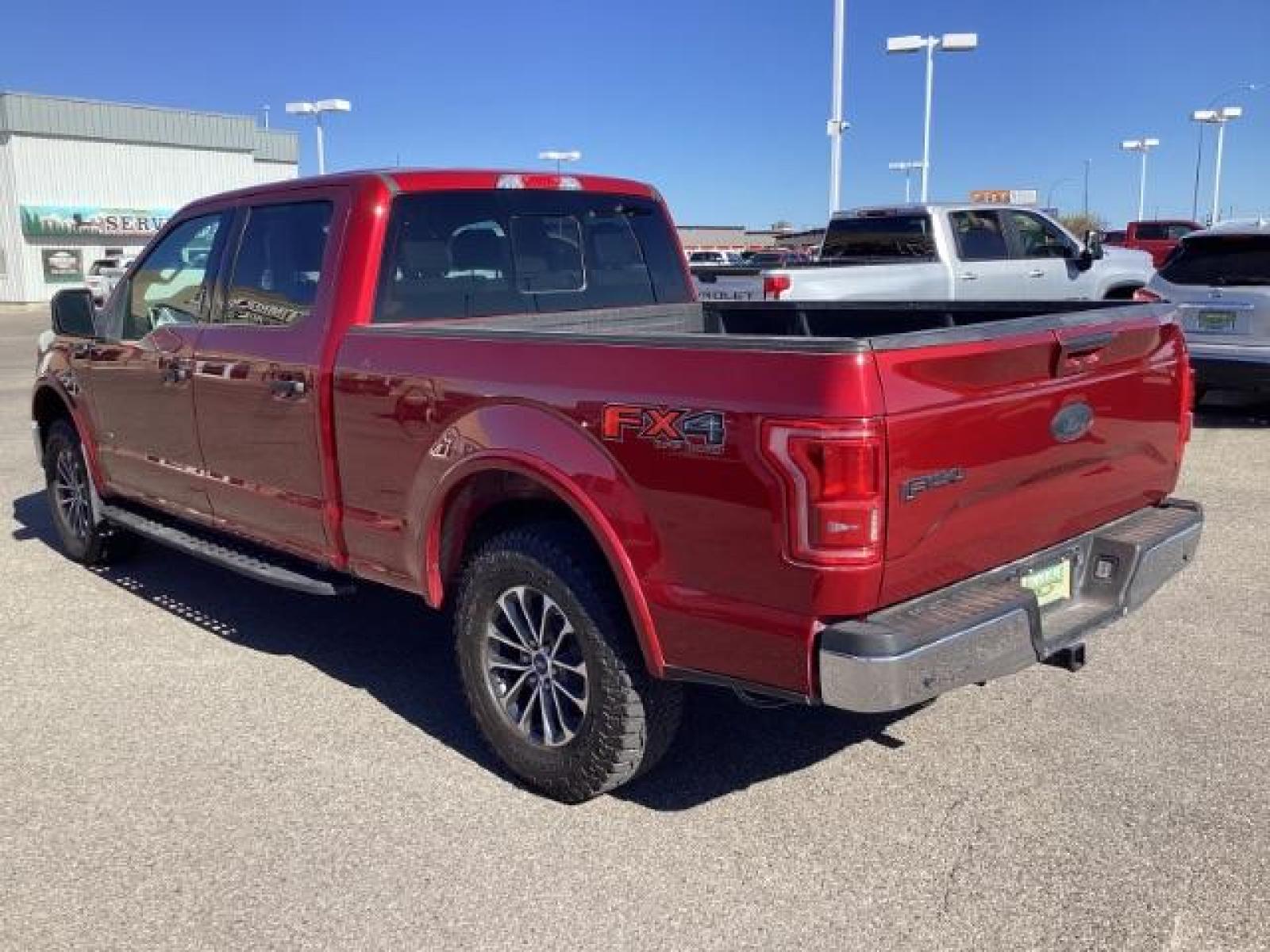 2015 RED /LEATHER Ford F-150 Lariat SuperCrew 6.5-ft. Bed 4WD (1FTFW1EG5FK) with an 3.5 V6 engine, 6-Speed Automatic transmission, located at 1235 N Woodruff Ave., Idaho Falls, 83401, (208) 523-1053, 43.507172, -112.000488 - The 2015 Ford F-150 Lariat is a well-equipped trim level of the popular Ford F-150 pickup truck. Known for its blend of luxury, capability, and technology, the Lariat trim offers a range of features. Here are some key features you might find on the 2015 Ford F-150 Lariat: Engine Options: The 2015 F - Photo #2