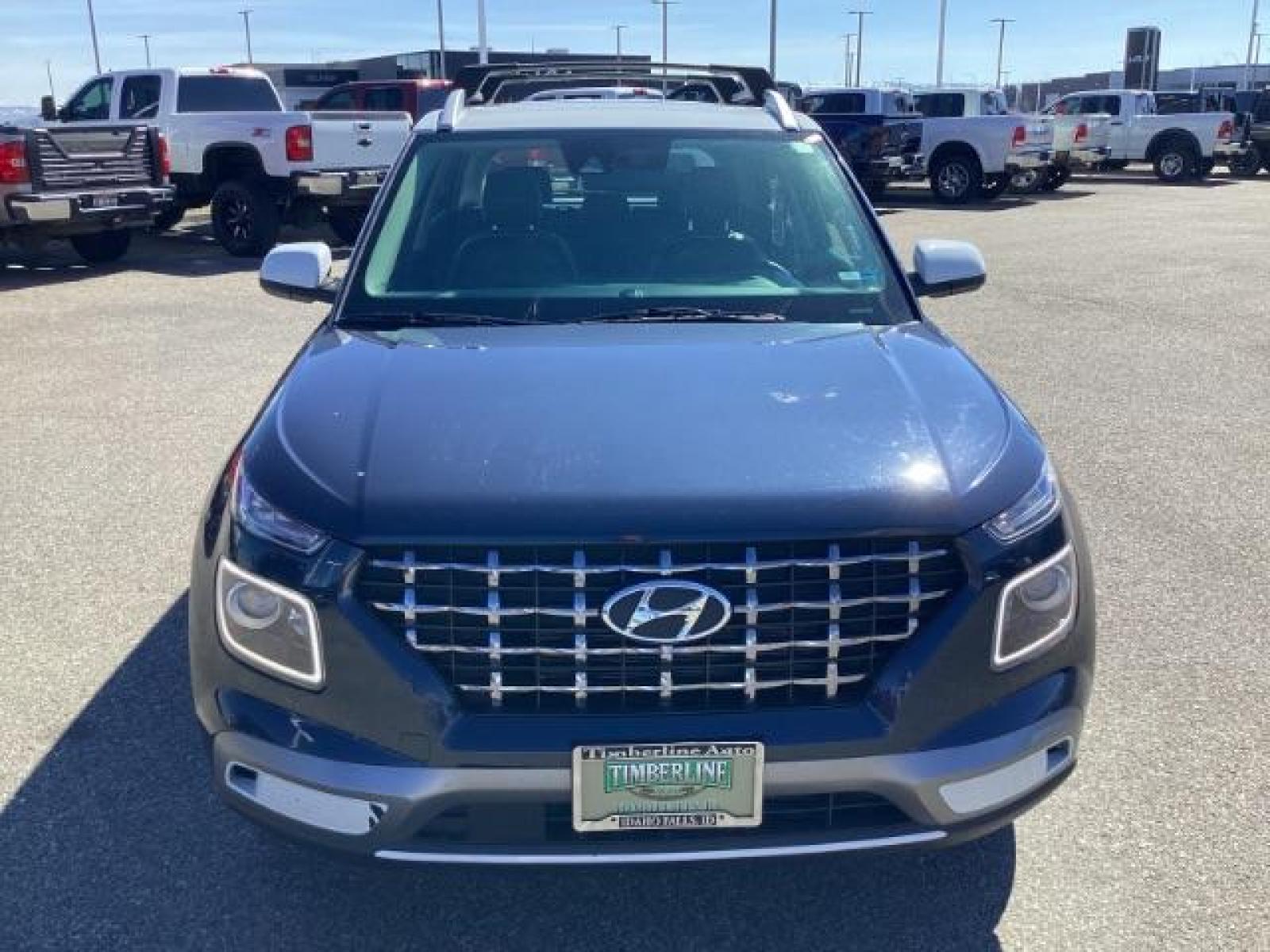 2021 Intense Blue /Black Hyundai Venue SEL (KMHRC8A36MU) with an 1.6L L4 DOHC 16V engine, Continuously Variable Transmission transmission, located at 1235 N Woodruff Ave., Idaho Falls, 83401, (208) 523-1053, 43.507172, -112.000488 - The 2021 Hyundai Venue Denim is a unique trim level of the Venue, Hyundai's subcompact SUV. The Denim trim offers several features and styling elements that set it apart from other trims. Here are some of the notable features you might find on the 2021 Hyundai Venue Denim: Denim Exterior Color: The - Photo #6