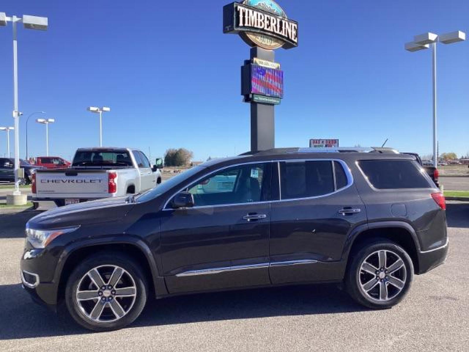 2017 GRAY /Jet Black, leather GMC Acadia Denali AWD (1GKKNXLS4HZ) with an 3.6L V6 DOHC 24V engine, 6-Speed Automatic transmission, located at 1235 N Woodruff Ave., Idaho Falls, 83401, (208) 523-1053, 43.507172, -112.000488 - The 2017 GMC Acadia Denali is the top trim level of the Acadia lineup and comes with a host of luxurious features and advanced technologies. Here are the key features you can typically find on the 2017 GMC Acadia Denali: Engine Options: The Acadia Denali typically comes with a powerful 3.6-liter V6 - Photo #1
