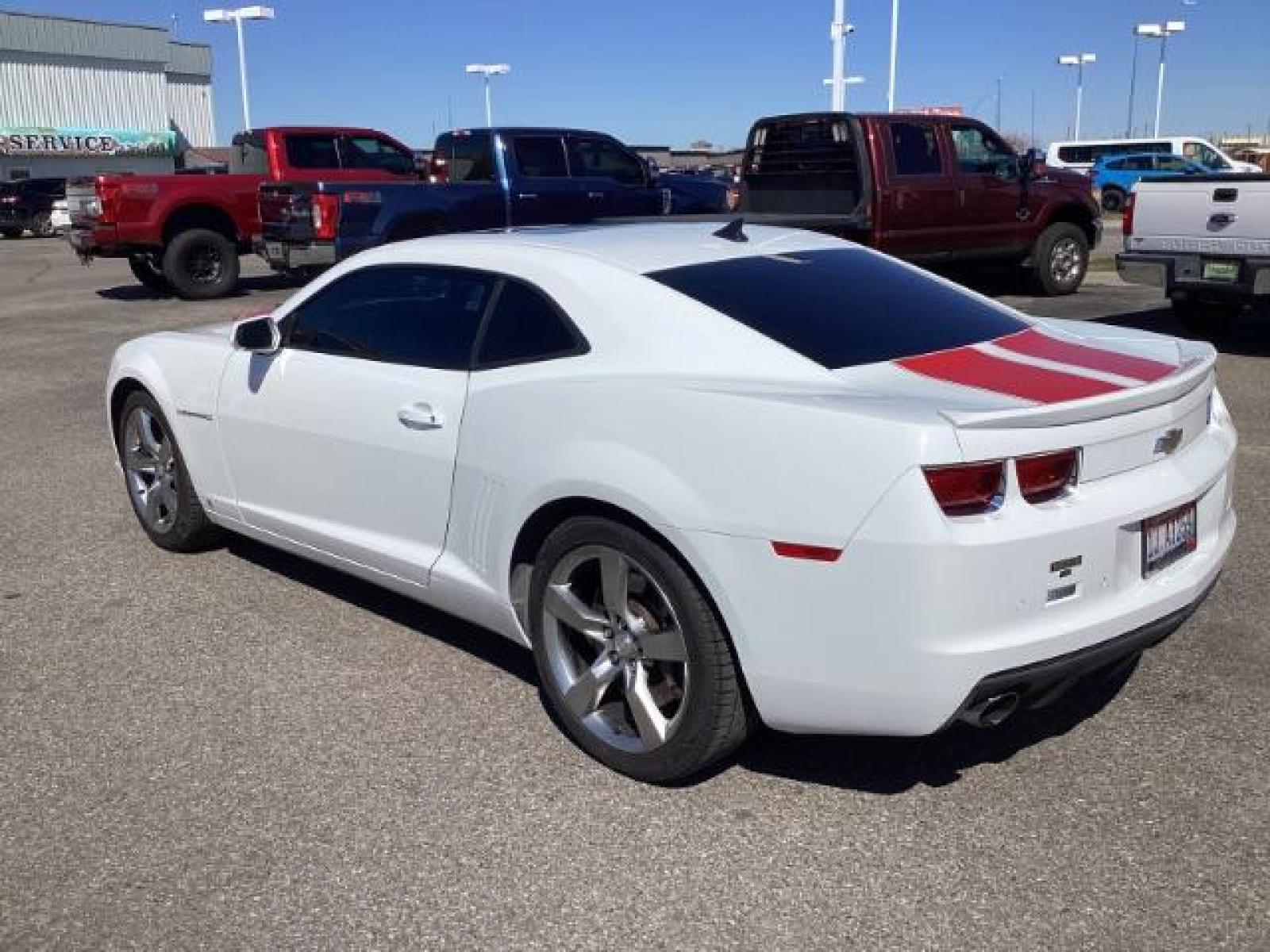 2010 WHITE /Black Leather Interior Chevrolet Camaro 2SS Coupe (2G1FT1EWXA9) with an 6.2L V8 OHV 16V engine, 6-Speed Manual transmission, located at 1235 N Woodruff Ave., Idaho Falls, 83401, (208) 523-1053, 43.507172, -112.000488 - V8 Engine: The 2SS trim typically comes equipped with a potent 6.2-liter V8 engine, providing ample power and performance. In the 2010 model, this engine produced around 426 horsepower and 420 lb-ft of torque. Performance Upgrades: The 2SS trim may include performance upgrades such as a sport-tuned - Photo #2