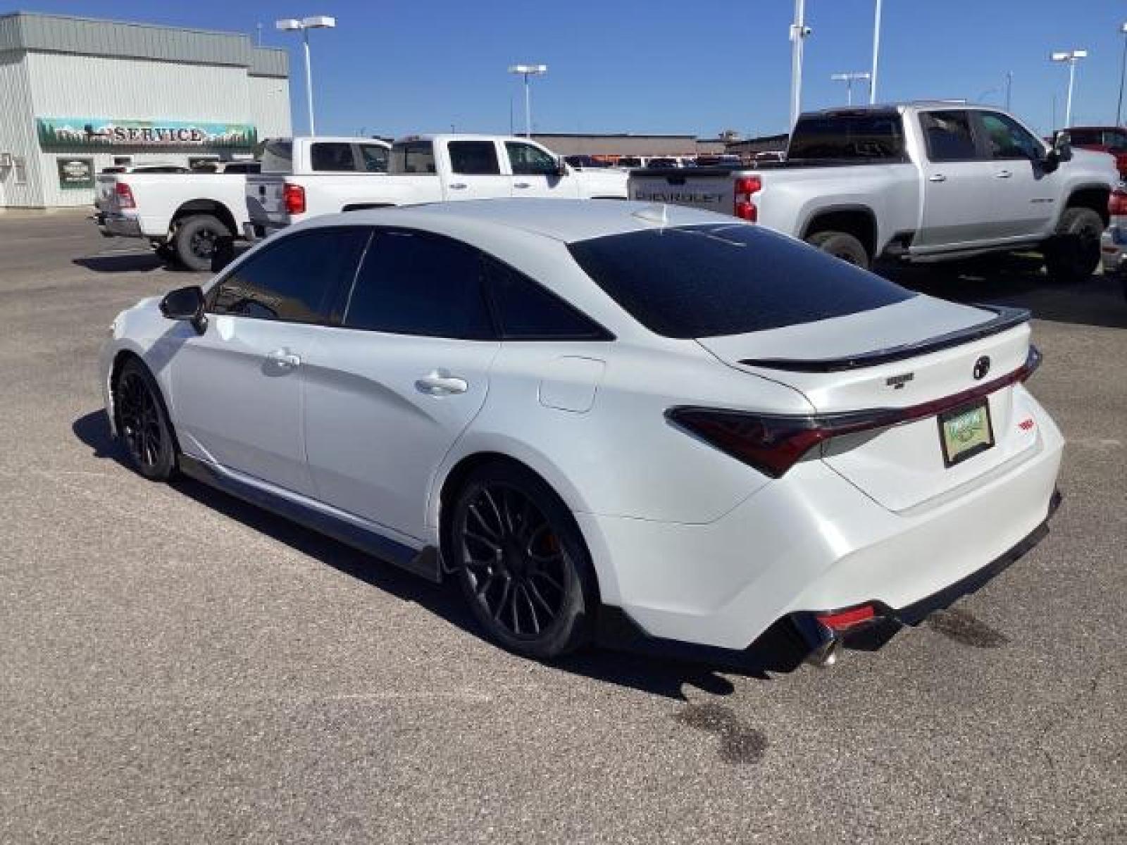 2020 Wind Chill Pearl /Black/Red, leatherette/sueded microfiber Toyota Avalon TRD (4T1FZ1FB7LU) with an 3.5L V6 DOHC 24V engine, 6-Speed Automatic transmission, located at 1235 N Woodruff Ave., Idaho Falls, 83401, (208) 523-1053, 43.507172, -112.000488 - The 2020 Toyota Avalon TRD is a performance-oriented trim level of the Toyota Avalon sedan, known for its sporty styling and enhanced driving dynamics. Here are the key features you can typically find on the 2020 Toyota Avalon TRD: Engine: Powered by a potent 3.5-liter V6 engine producing 301 horse - Photo #2