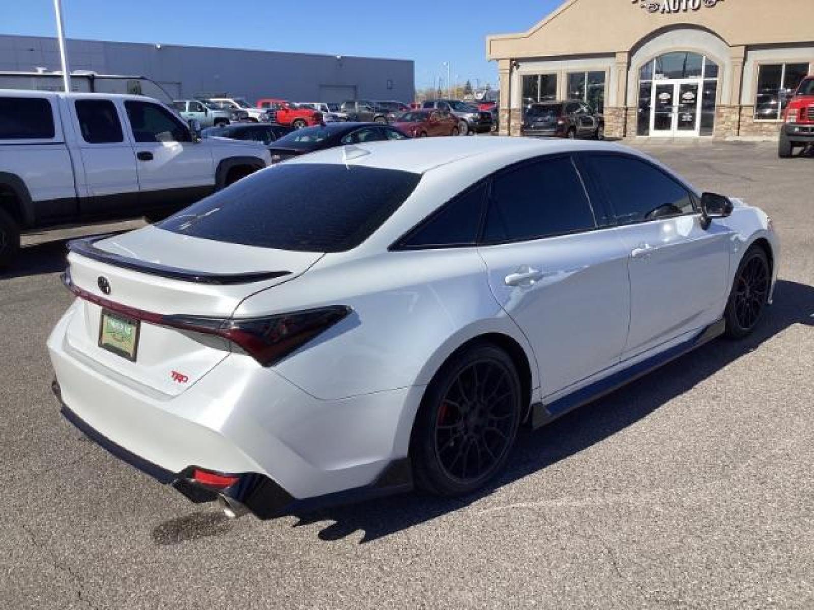 2020 Wind Chill Pearl /Black/Red, leatherette/sueded microfiber Toyota Avalon TRD (4T1FZ1FB7LU) with an 3.5L V6 DOHC 24V engine, 6-Speed Automatic transmission, located at 1235 N Woodruff Ave., Idaho Falls, 83401, (208) 523-1053, 43.507172, -112.000488 - The 2020 Toyota Avalon TRD is a performance-oriented trim level of the Toyota Avalon sedan, known for its sporty styling and enhanced driving dynamics. Here are the key features you can typically find on the 2020 Toyota Avalon TRD: Engine: Powered by a potent 3.5-liter V6 engine producing 301 horse - Photo #4