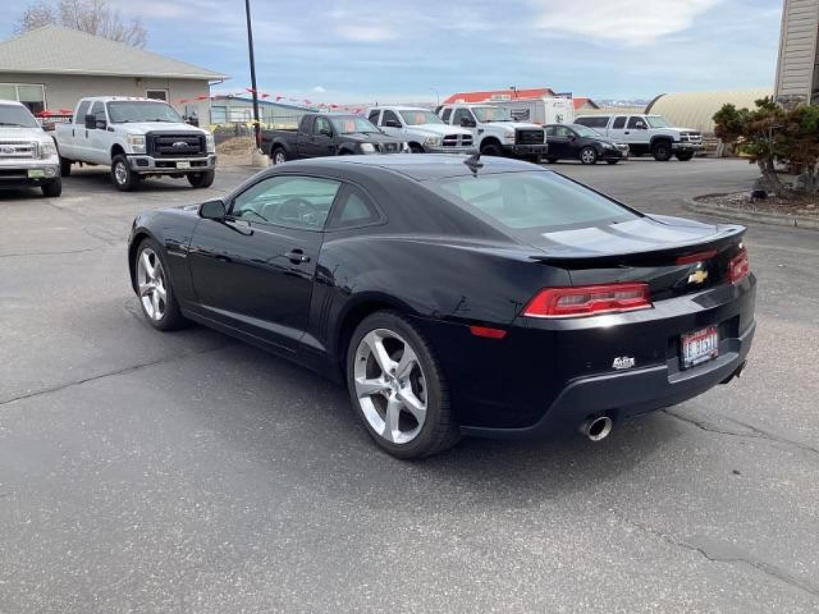 2015 BLACK Chevrolet Camaro 2LT Coupe (2G1FF1E35F9) with an 3.6L V6 DOHC 24V FFV engine, 6-Speed Automatic transmission, located at 1235 N Woodruff Ave., Idaho Falls, 83401, (208) 523-1053, 43.507172, -112.000488 - The 2015 Chevrolet Camaro 2LT RS combines the comfort and technology of the 2LT trim with the sporty styling elements of the RS package. Here are some of the key features you could find in the 2015 Chevrolet Camaro 2LT RS: 3.6-liter V6 Engine: The Camaro 2LT RS is typically powered by a 3.6-liter V - Photo #2