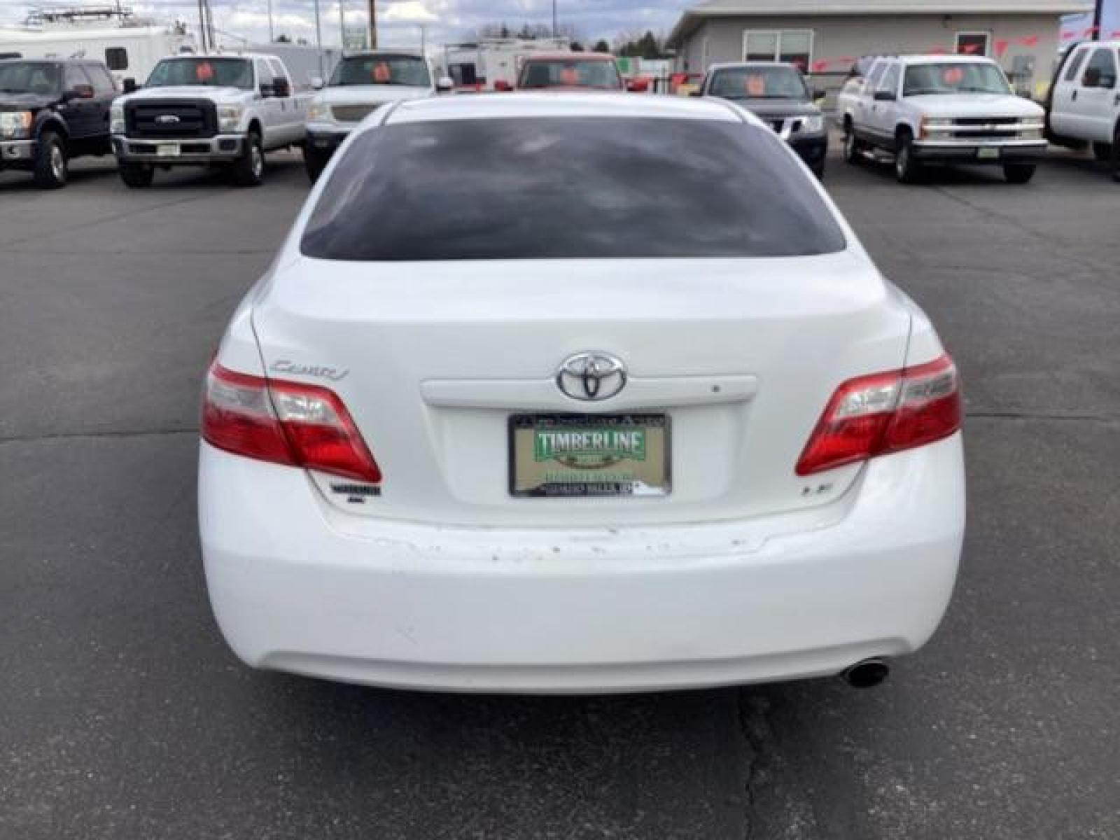 2008 Super White /Ash Cloth Interior Toyota Camry LE 5-Spd AT (4T4BE46K48R) with an 2.4L L4 DOHC 16V engine, 5-Speed Automatic transmission, located at 1235 N Woodruff Ave., Idaho Falls, 83401, (208) 523-1053, 43.507172, -112.000488 - The 2008 Toyota Camry LE is a midsize sedan known for its reliability, comfort, and practicality. Here are the key features you might find on the 2008 Toyota Camry LE: Engine: Typically equipped with a 2.4-liter inline-four engine producing around 158 horsepower and 161 lb-ft of torque, paired with - Photo #3