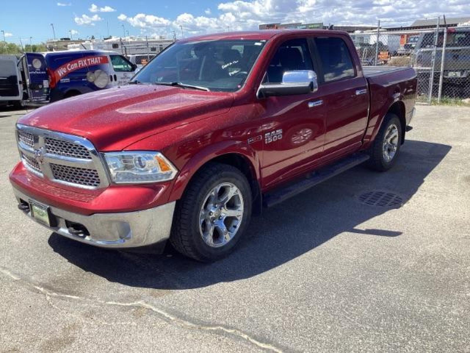 2015 RAM 1500 Laramie Crew Cab SWB 4WD (1C6RR7NMXFS) with an 3.0L V6 DIESEL engine, 8-Speed Automatic transmission, located at 1235 N Woodruff Ave., Idaho Falls, 83401, (208) 523-1053, 43.507172, -112.000488 - New Inventory. Going thru service and inspection. Call for more pictures. At Timberline Auto it is always easy to find a great deal on your next vehicle! Our experienced sales staff can help find the right vehicle that will fit your needs. Our knowledgeable finance department has options for almost - Photo #0